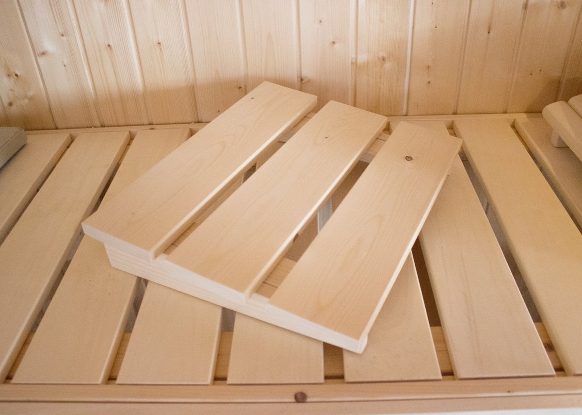 Sauna-Kopfstütze "ECO", Fichte naturbelassen