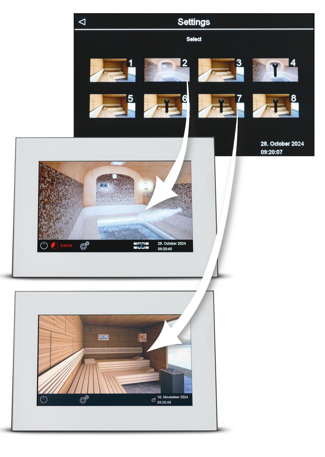 Saunasteuerung EOS EmoTouch 3