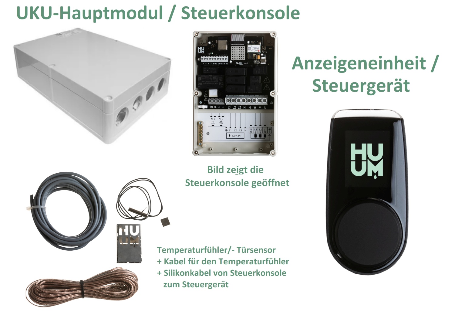 WiFi-Steuergerät HUUM UKU für Starkstromöfen (finnisch und Bio)