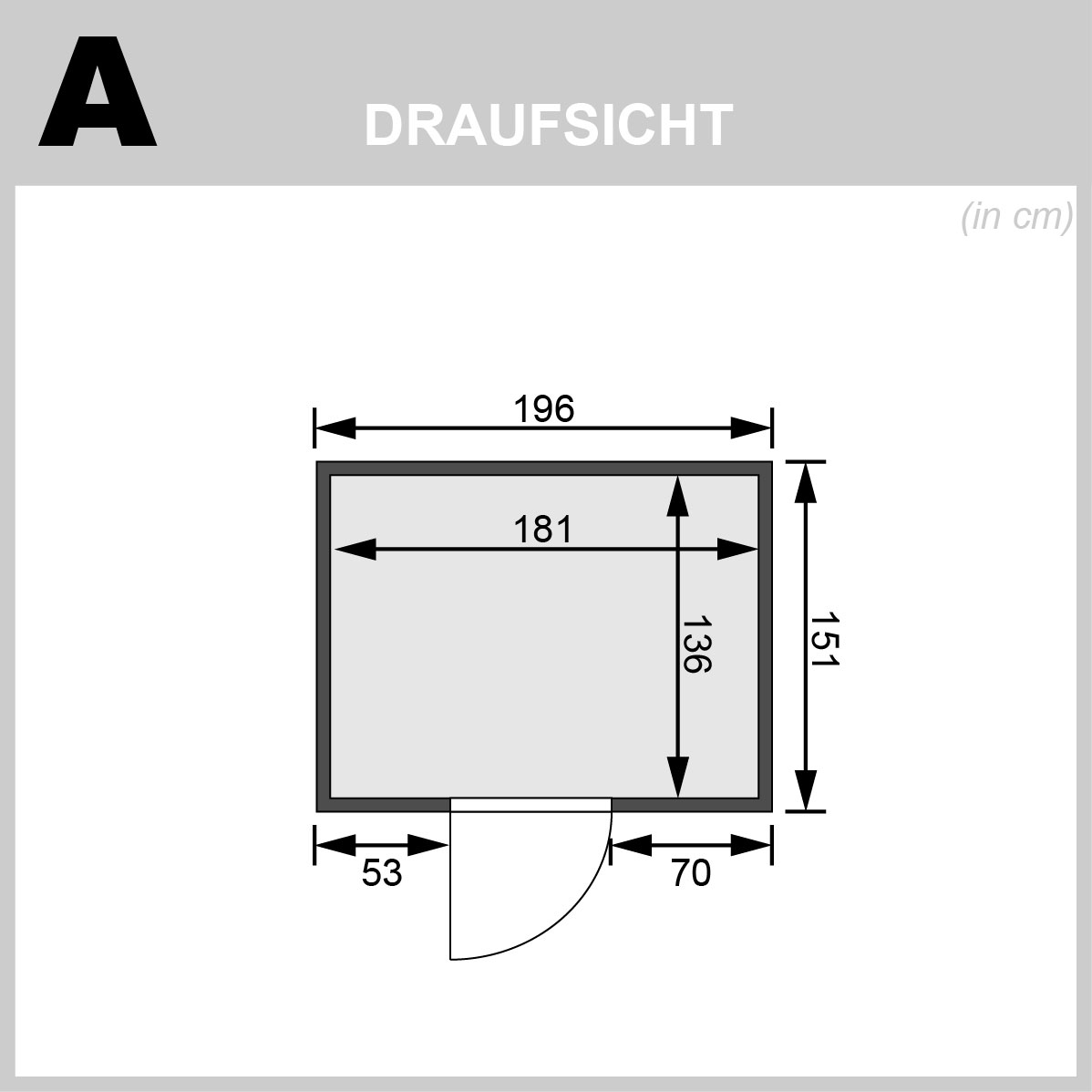 Karibu Plug & Play Sauna Fanja - 196x151 cm, 68 mm Systemsauna, ohne Kranz|Tür Klarglas|PnP-Ofen 2