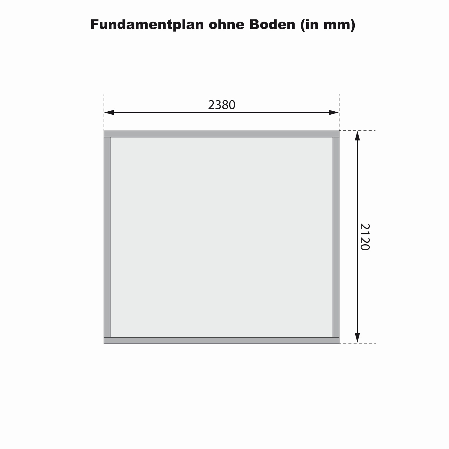 Fasssauna Quadro 1 Plus - 243x175 cm, 38 mm Außensauna | ohne Ofen