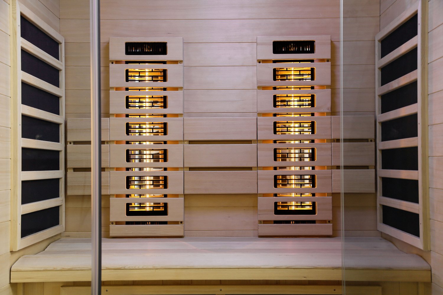 VITALhome Infrarotkabine Sunlight 120, kanadische Hemlock