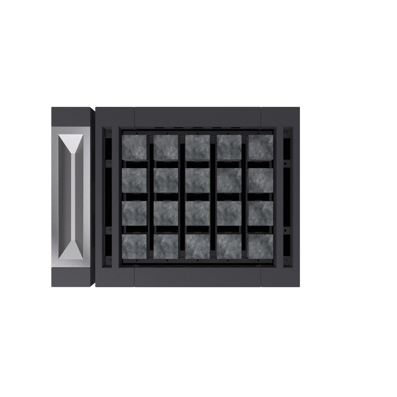 Verdampfer EOS Mythos Vapor anthrazit links 2,0 kW