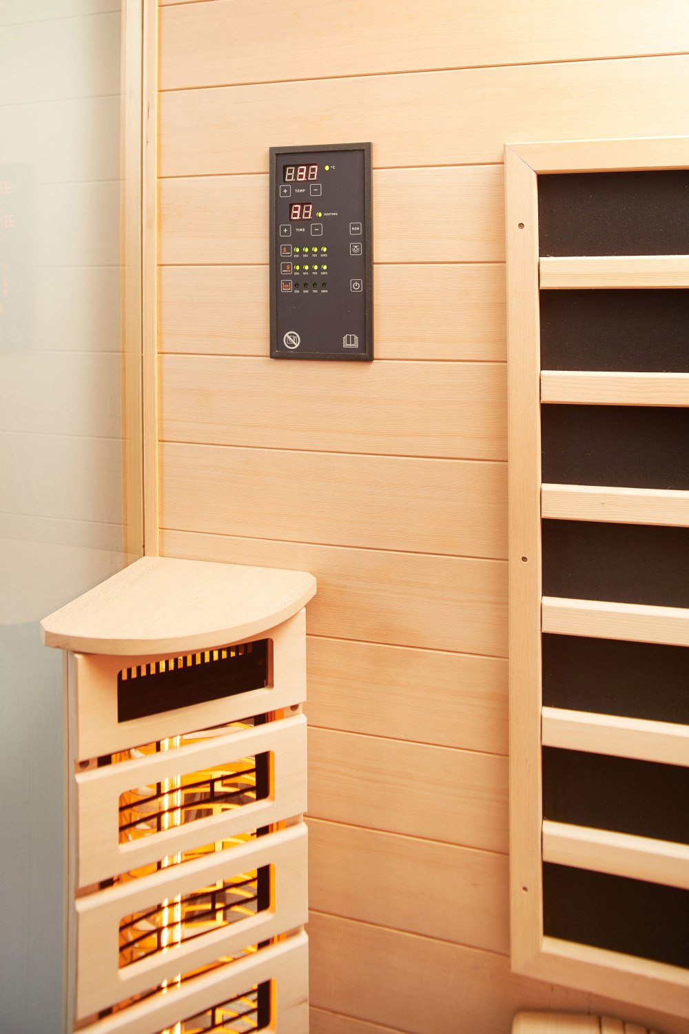VITALhome Frontstrahler-Set (2 Stück) für Sunlight 120, 140 Infrarotkabinen
