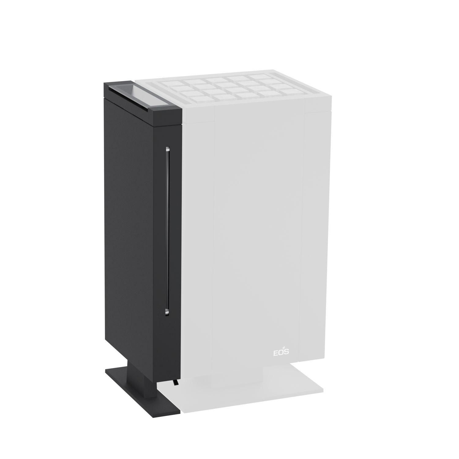 Verdampfer EOS Mythos Vapor anthrazit links 2,0 kW