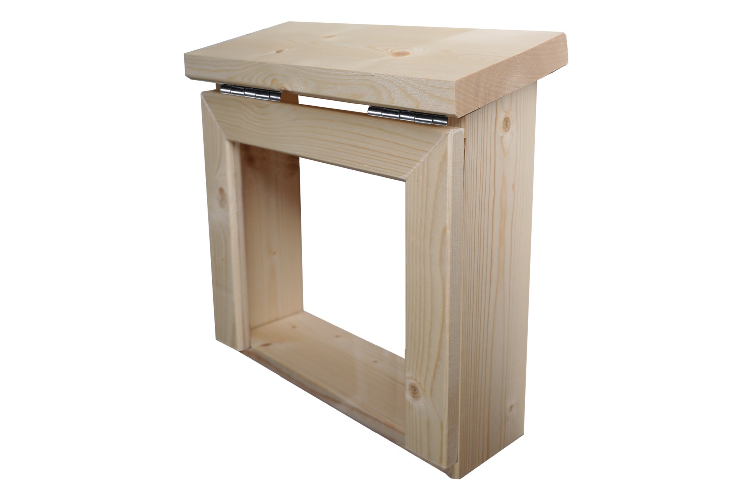 Steuergerätverkleidung 340x318x157mm für den Außenbereich, naturbelassen