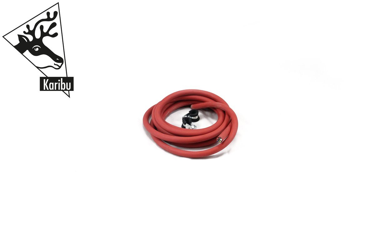 Karibu Silikonkabel 3 m für Elektro-Saunaofen, 2,5 mm² (siebenadrig)