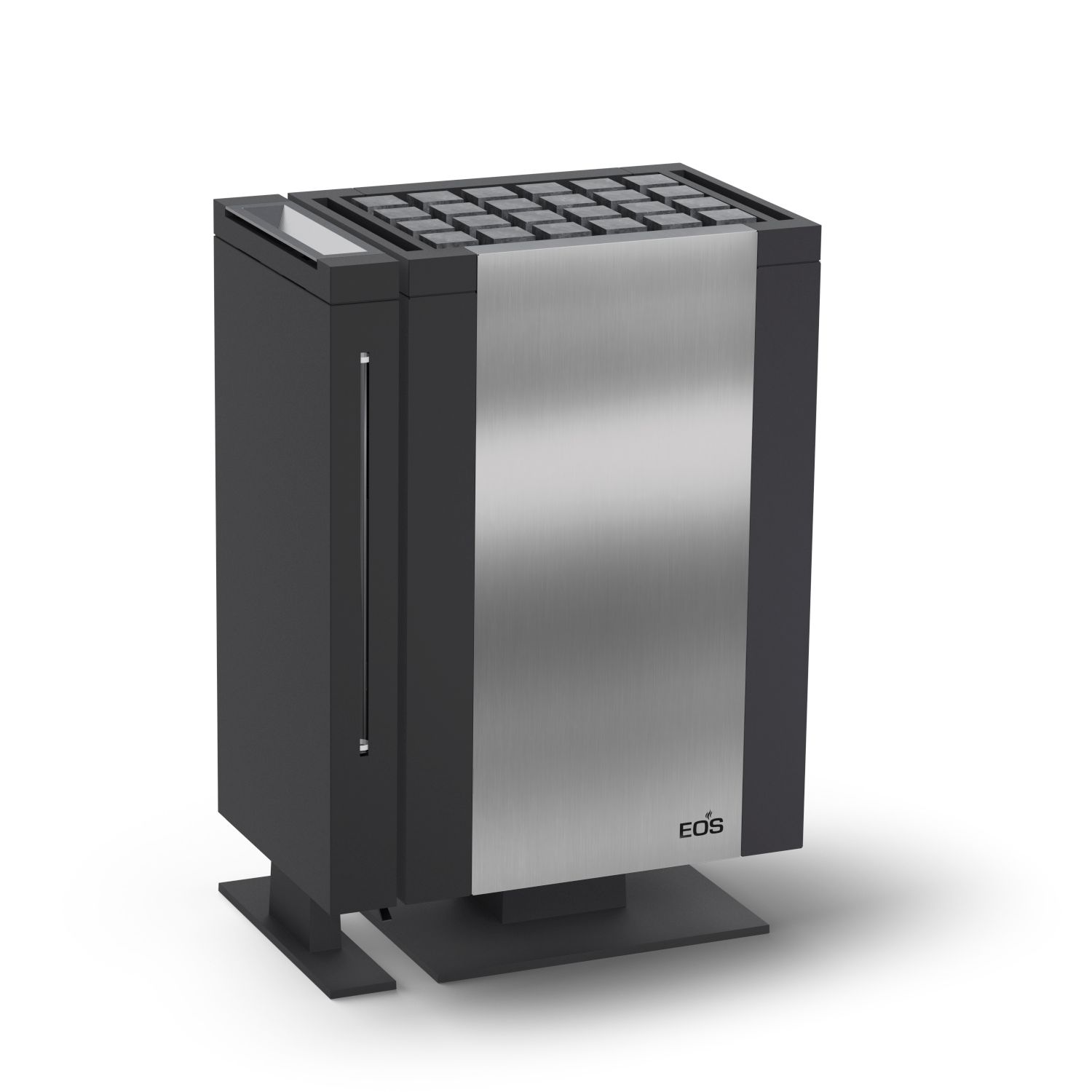 Verdampfer EOS Mythos Vapor anthrazit links 2,0 kW