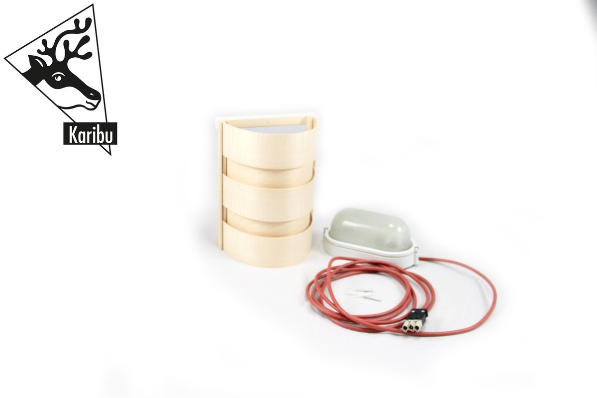 Saunaleuchte "Classic" für Plug and Play-Sauna mit Steuergerät